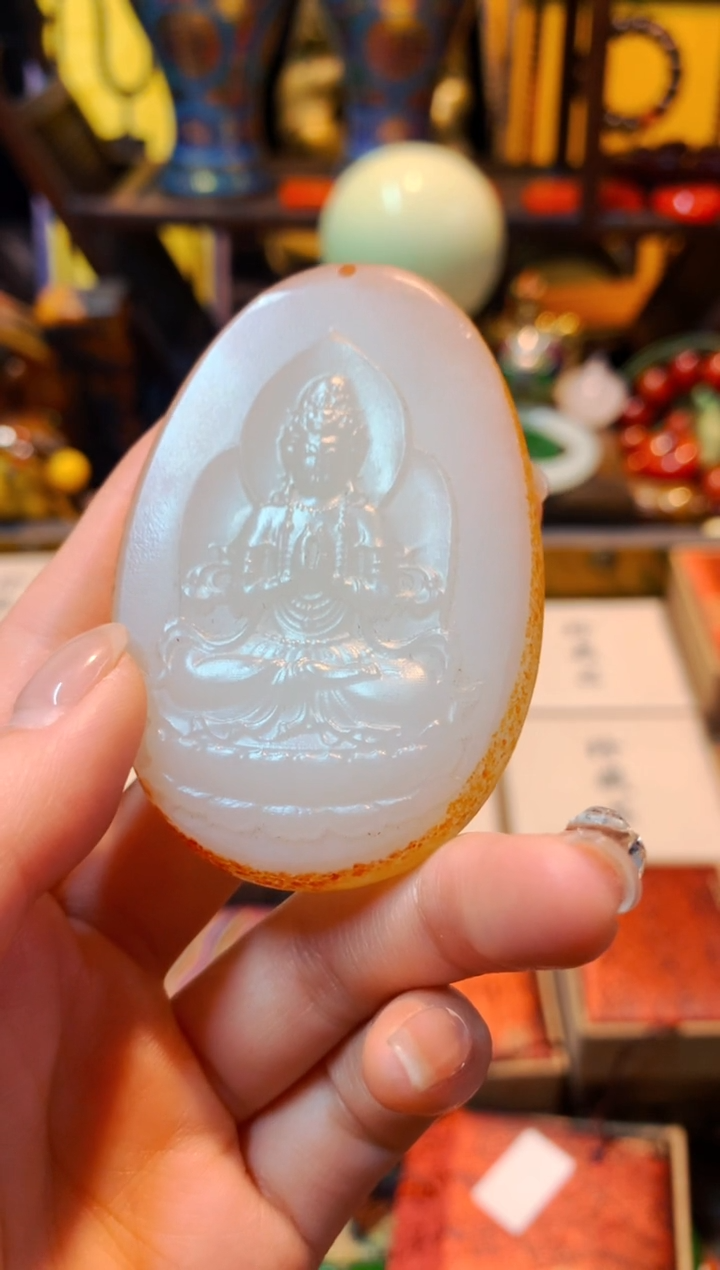 【闪购商品】和田玉（子料）挂件未镶嵌主播推荐主播推荐