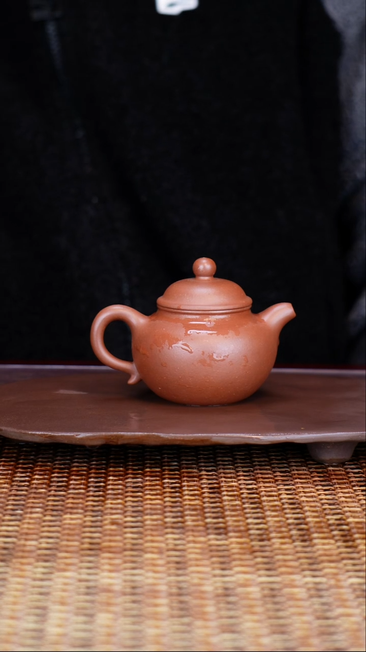 茶壶紫砂汀禾紫砂原矿底槽清《莲子》130cc