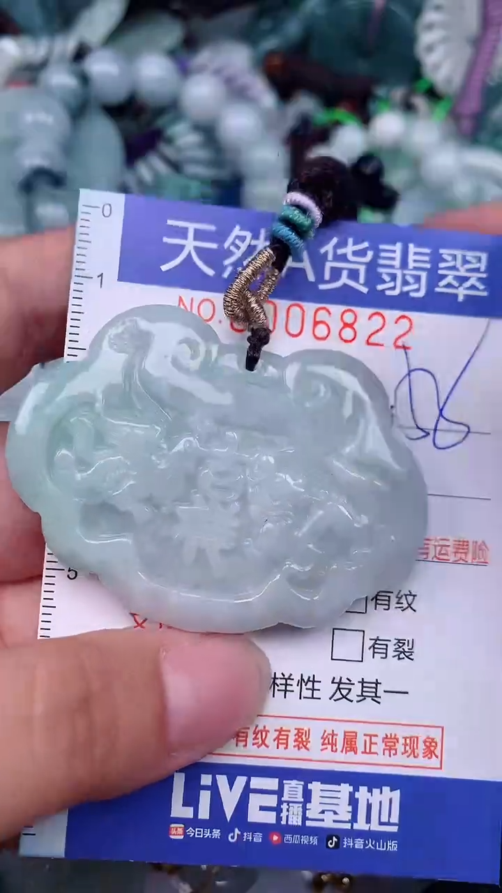 翡翠未镶嵌颈饰...0006822