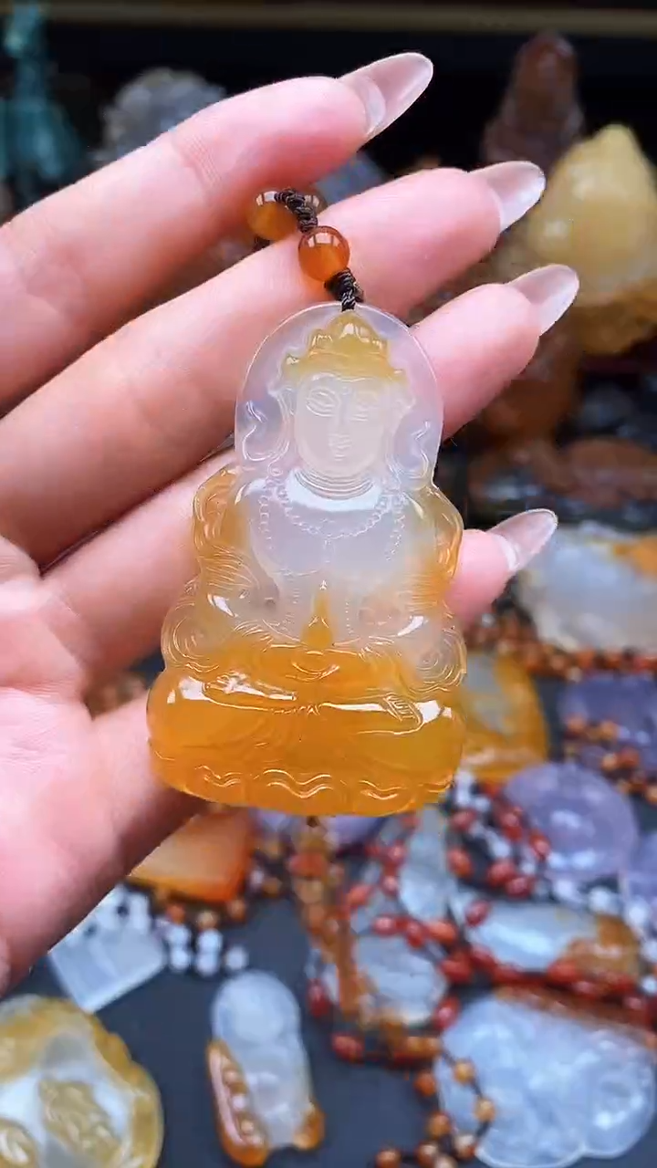 玛瑙/玉髓颈饰未镶嵌dd