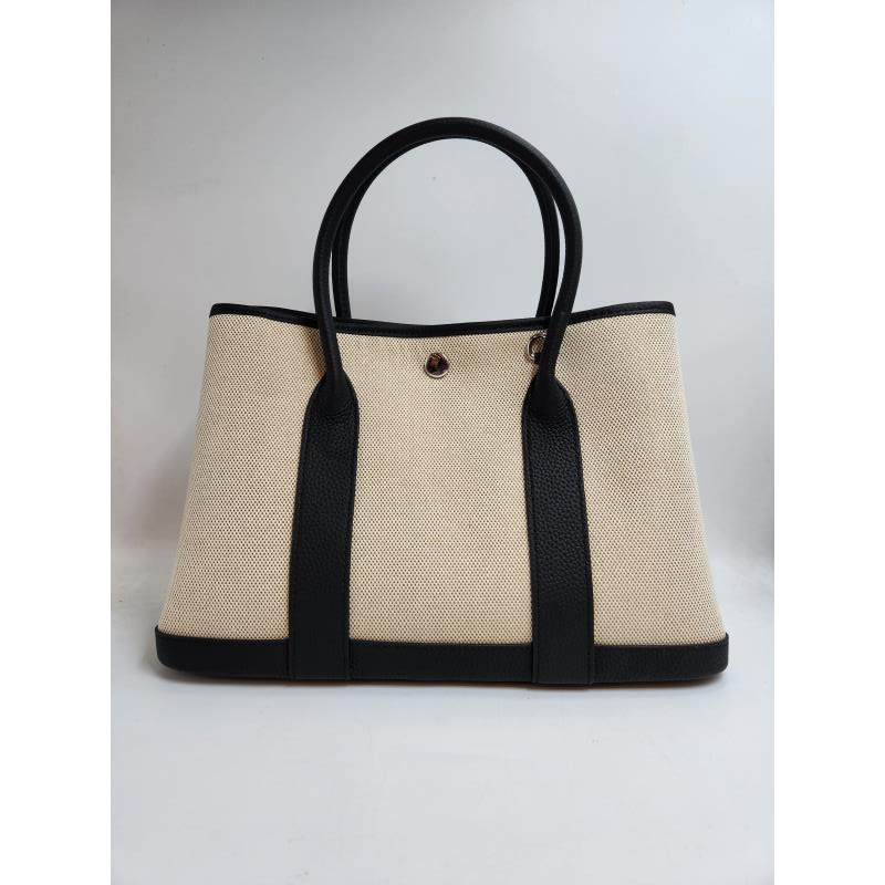 LQ-WITH-QUEEN真皮女包花园白拼黑色10552-0721