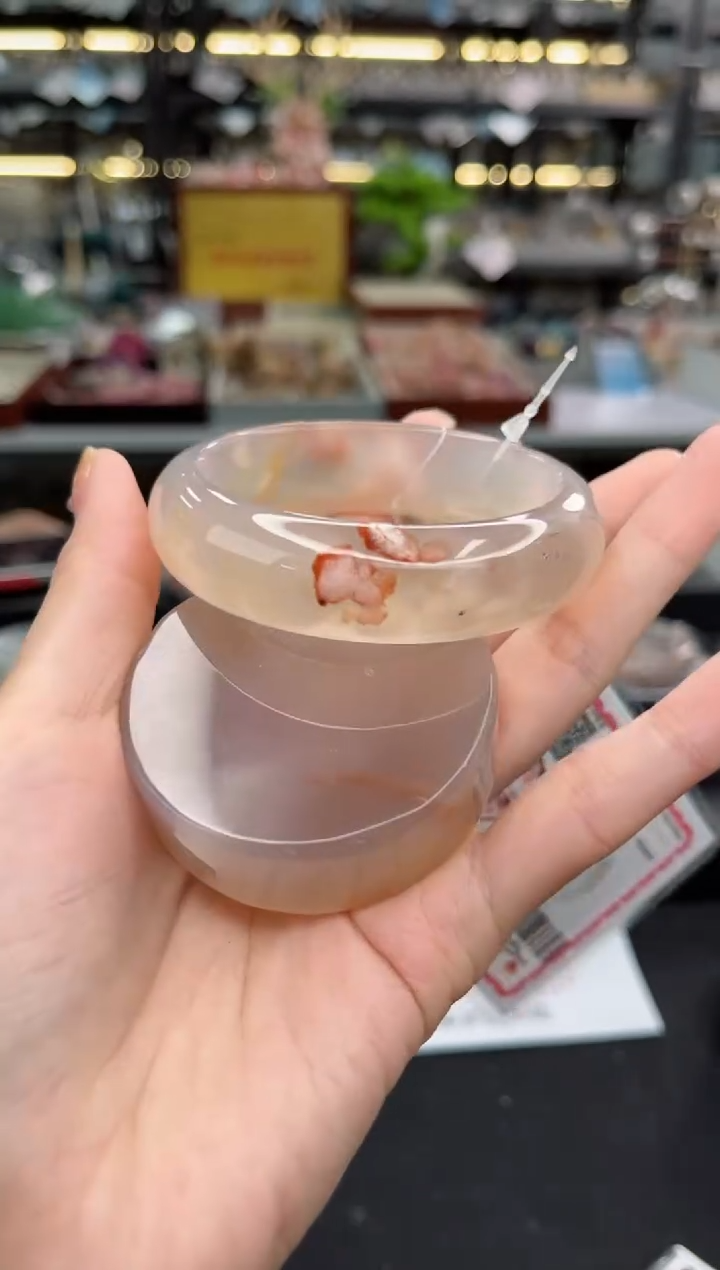 【闪购商品】石英质玉手镯未镶嵌55圈口（赠品镯心）6650112