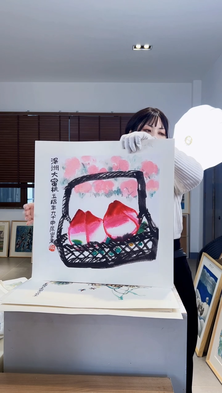 【闪购商品】版画耿玉琨限量作品亲签盖章版画S
