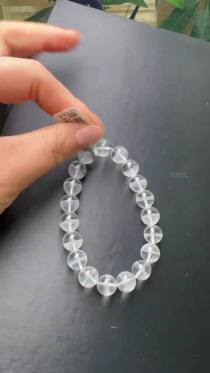 【闪购商品】水晶手串未镶嵌白兔毛手串10mm+ M70081