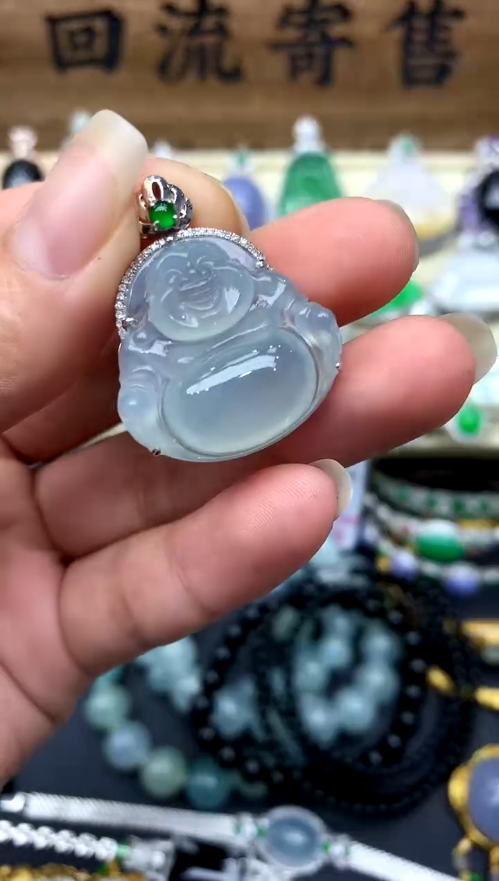 【闪购商品】翡翠颈饰18K金镶嵌199-中国好珍宝