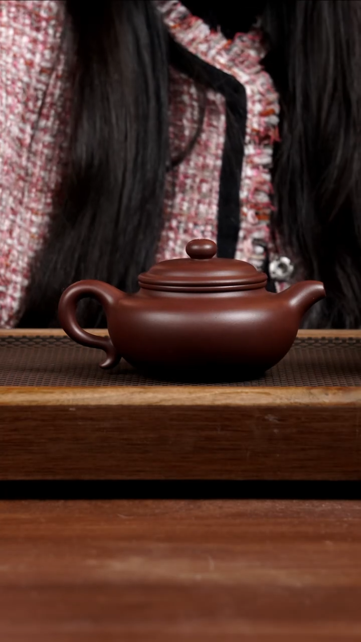 【闪购商品】紫砂茶盏四号井紫泥仿古300CC