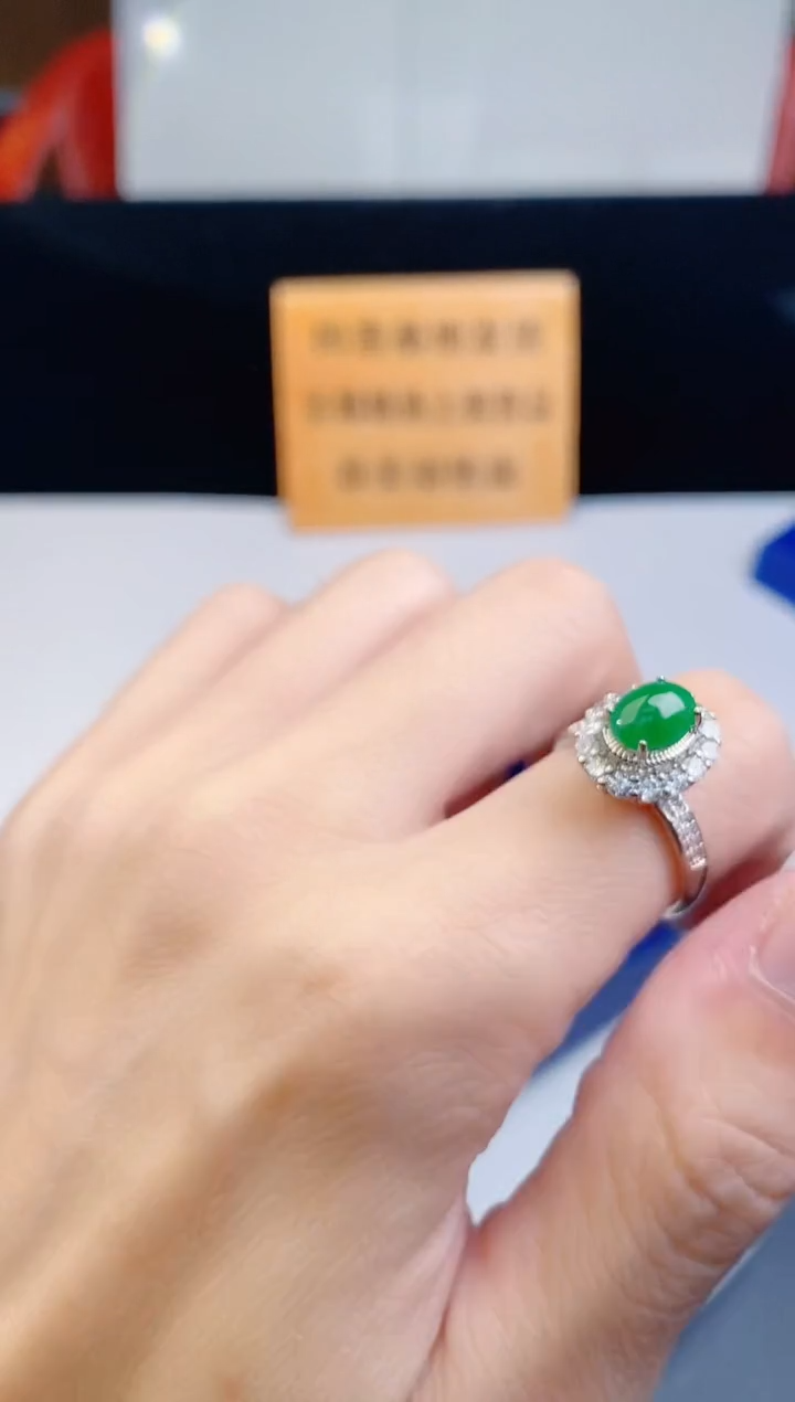 颈饰未镶嵌翡翠  