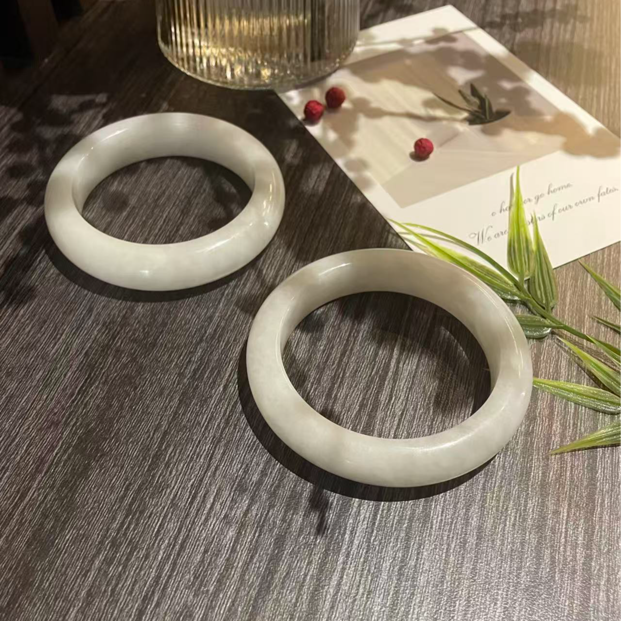 【新疆和田白】新疆天然和田玉手镯多样性发其一