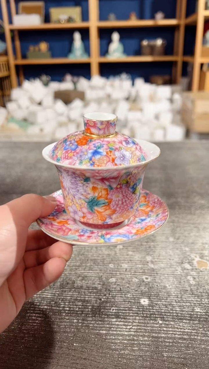 【闪购商品】其他万花马蹄三才盖碗