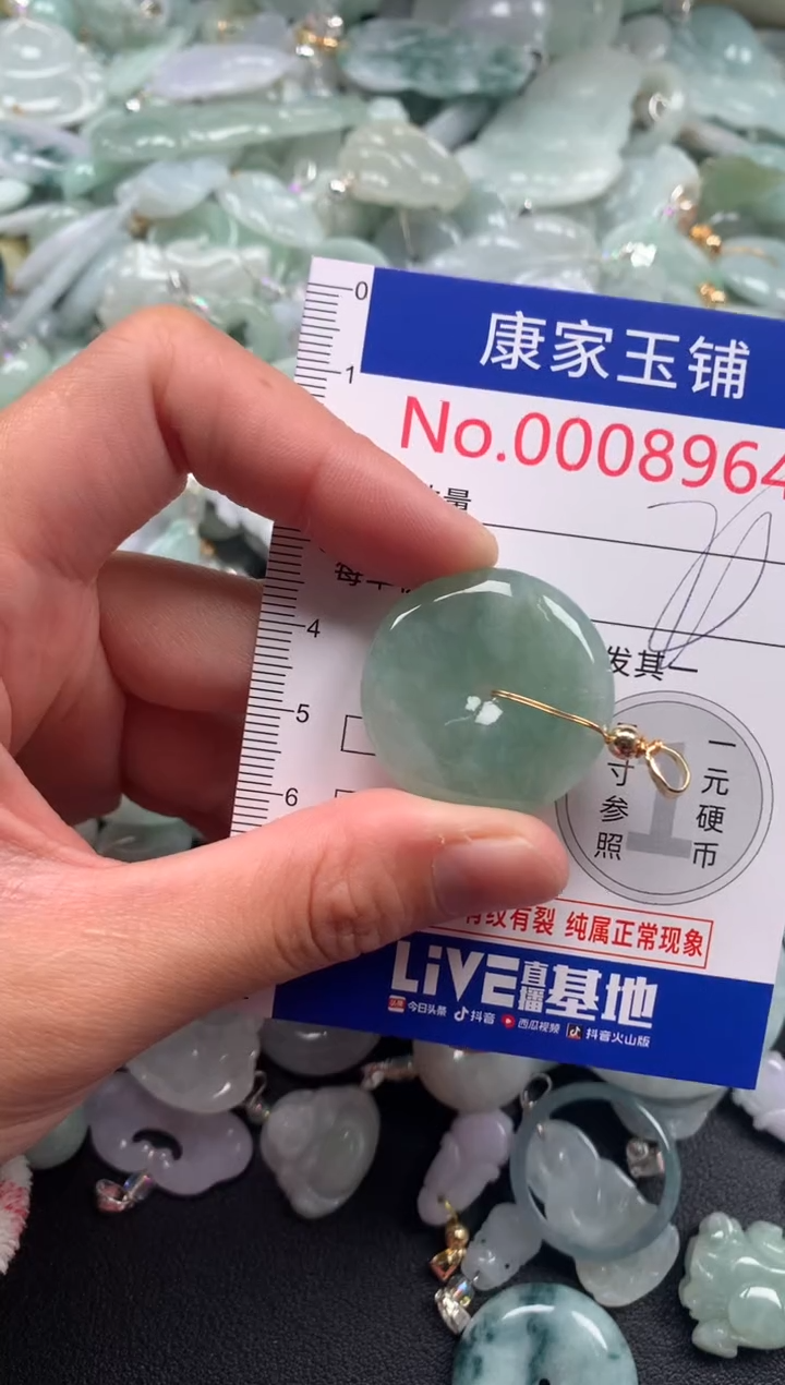 颈饰未镶嵌翡翠8964