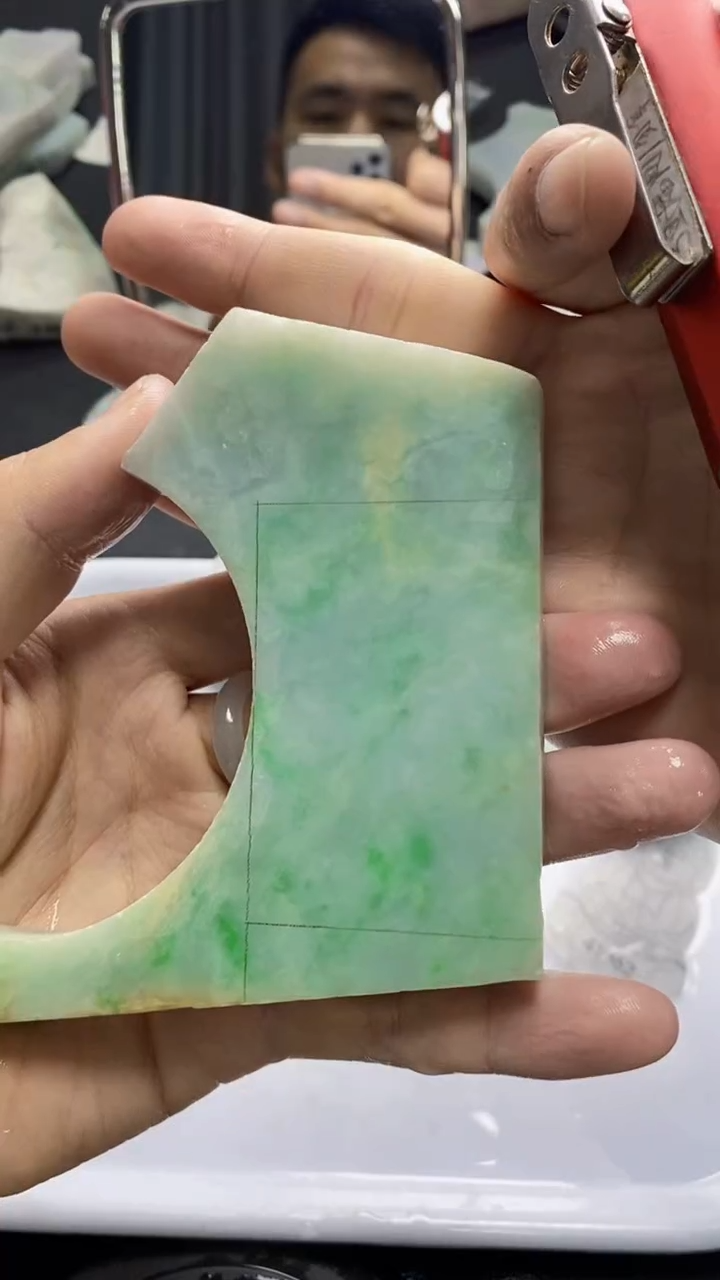 裸石翡翠天然缅甸A货【海】013