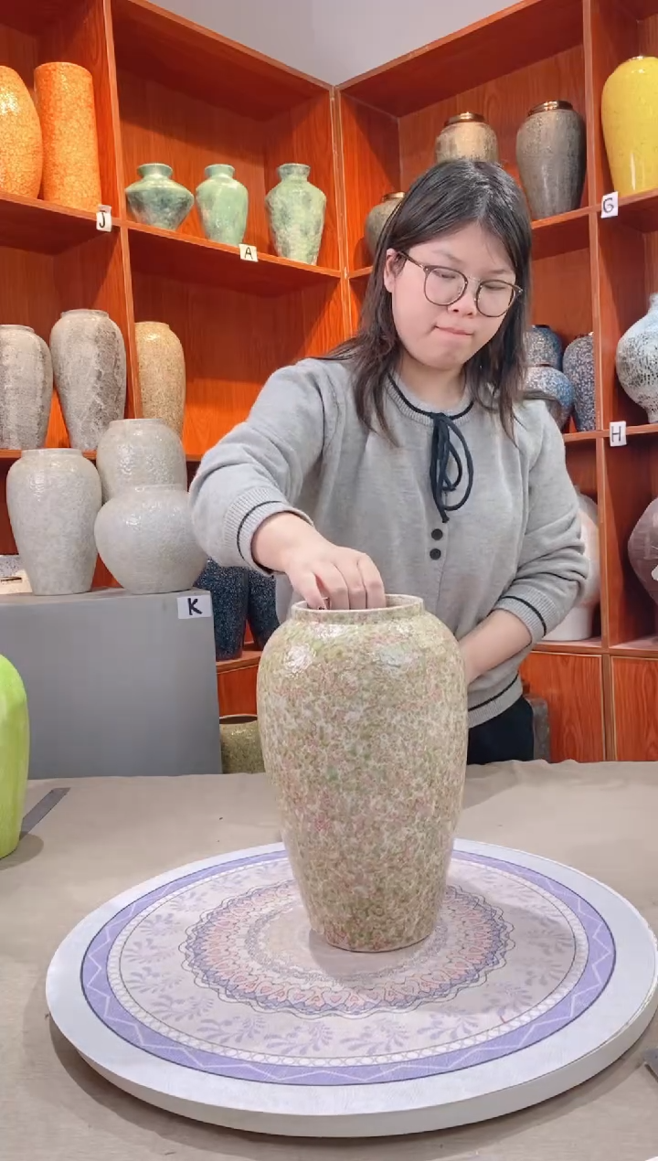 【闪购商品】瓶精品陶瓷花瓶 无花 绿野仙踪 中号