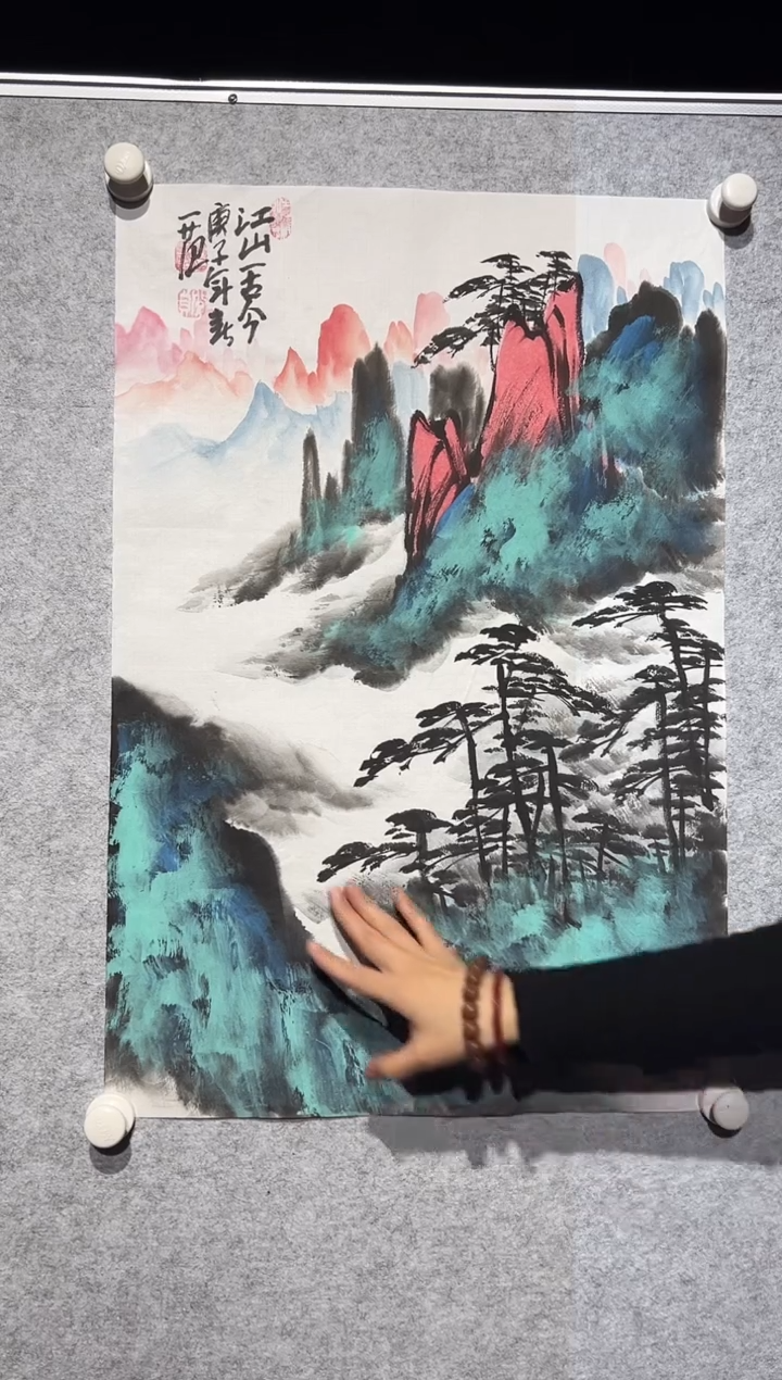 【闪购商品】绘画姜国华-2.7平尺-国画作品