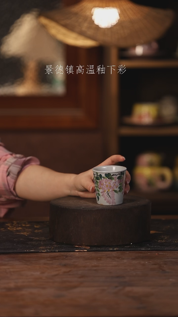 陶瓷景德镇高温釉下手绘陶瓷229