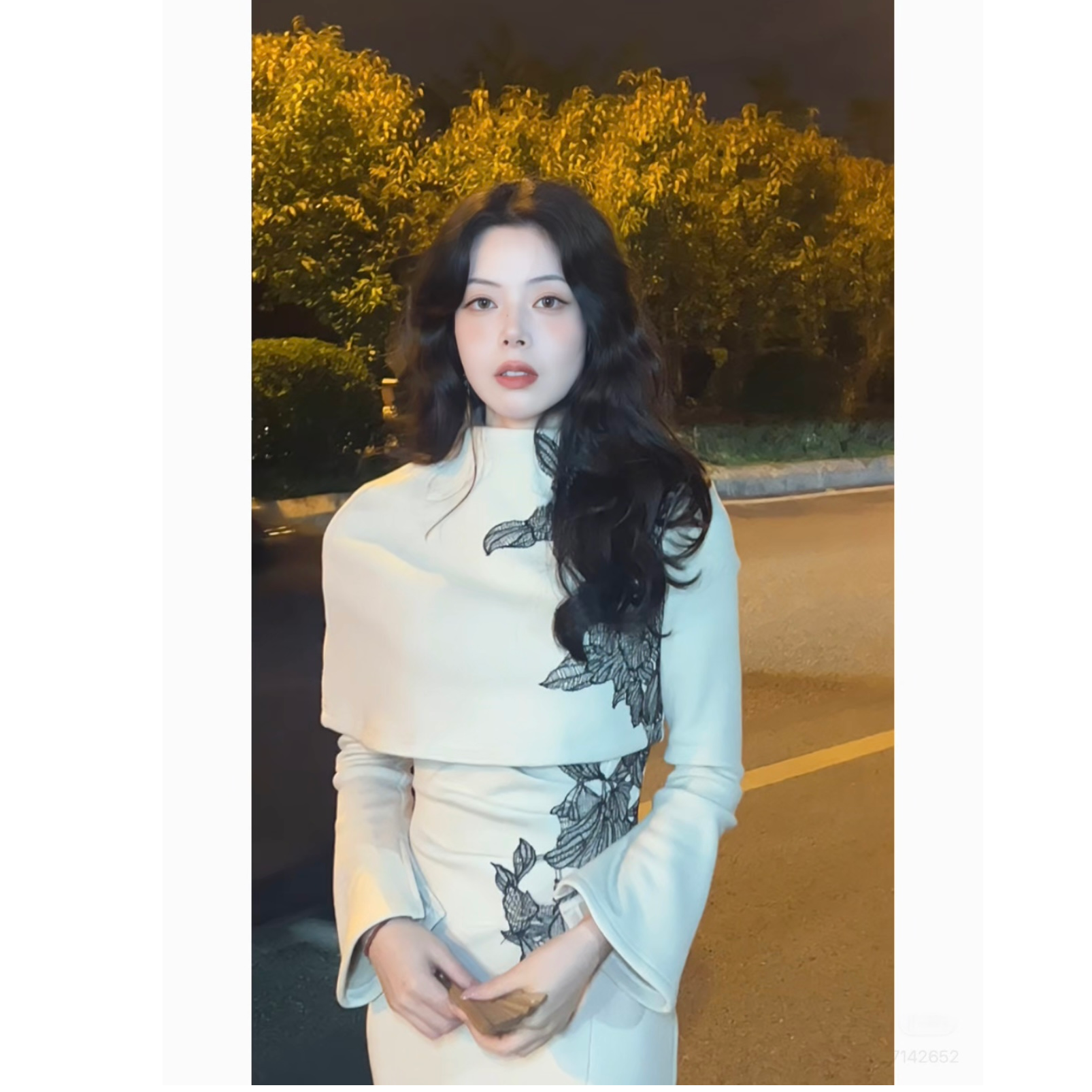 【东方韵】十一小个子定制加绒长袖贴片绣旗袍清冷感小众旗袍秋冬款