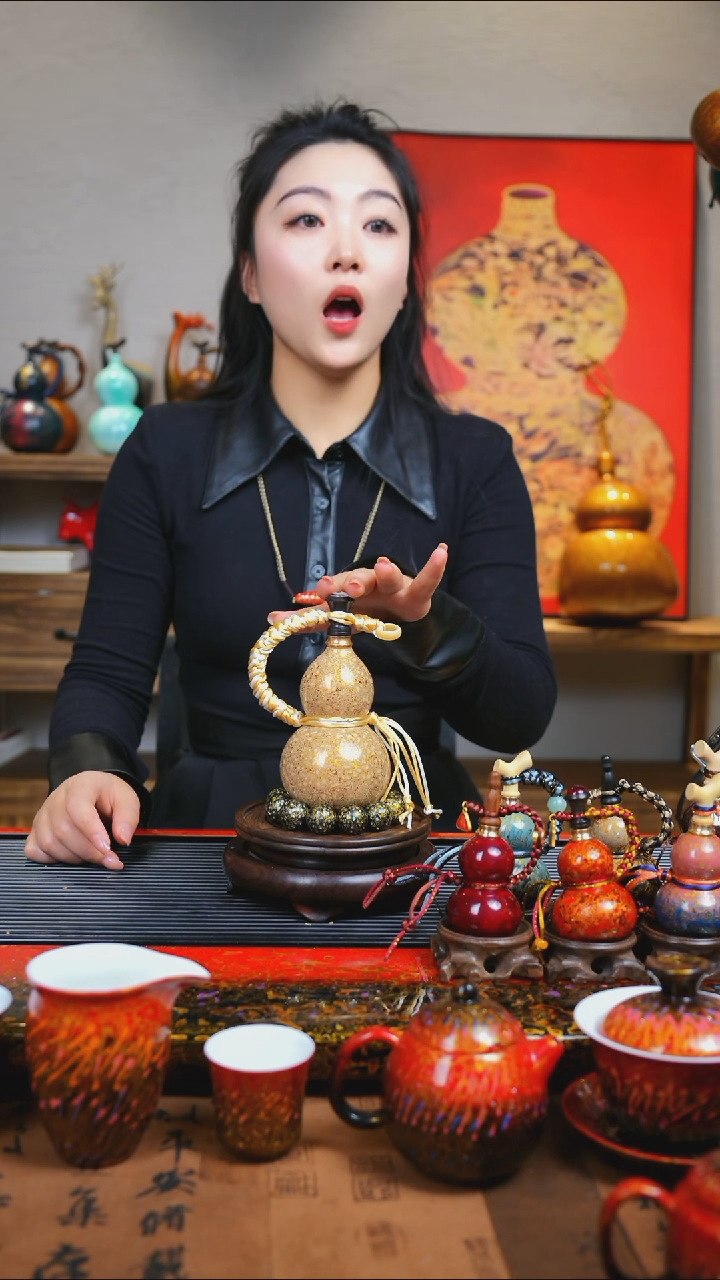 【闪购商品】JT025过年礼臻选大漆酒葫芦