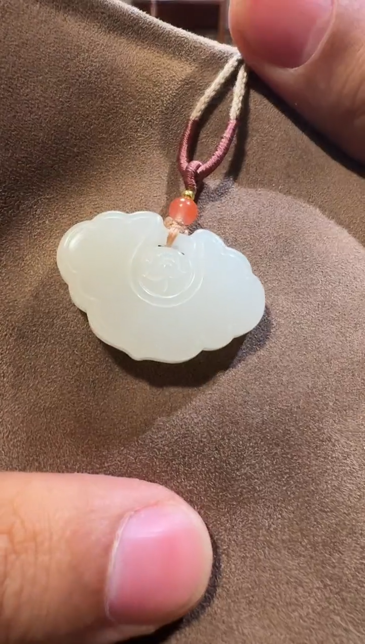 【闪购商品】和田玉吊坠未镶嵌1401平安锁