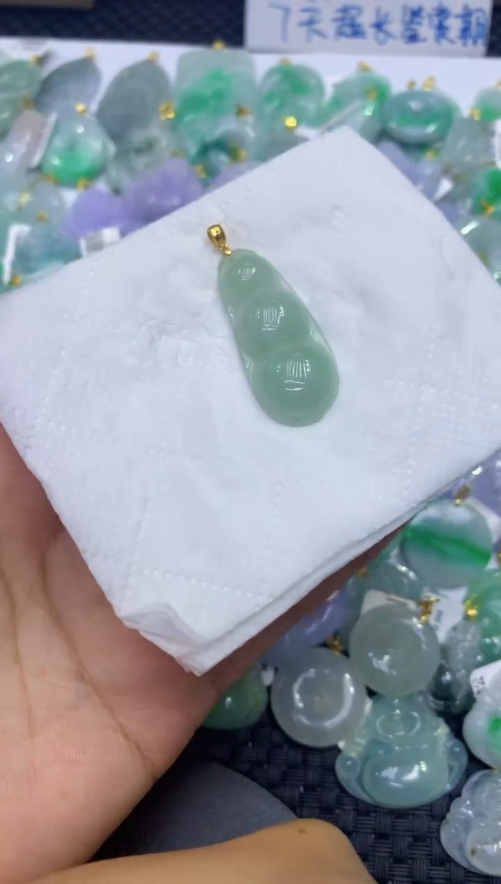 颈饰未镶嵌翡翠天然缅甸A货翡翠