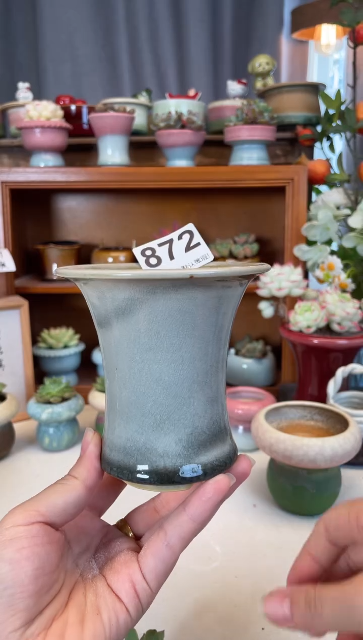 瓷片872知木小芳花盆