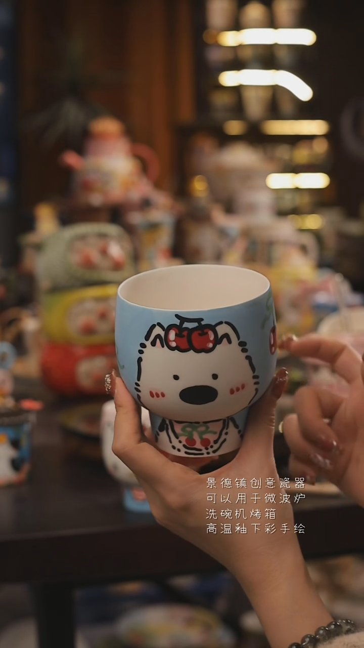 景德镇釉下彩绘设计师款式陶瓷