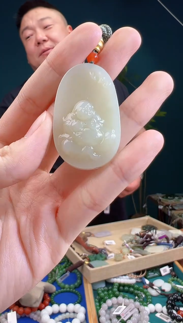 颈饰未镶嵌和田玉多样性发货 拍一单发一个