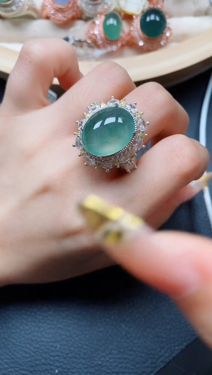 【闪购商品】翡翠戒指未镶嵌翡翠