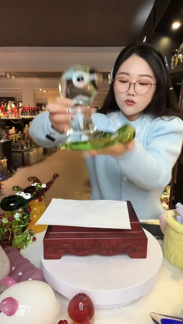 【闪购商品】茶盏琉璃摆件家居摆件