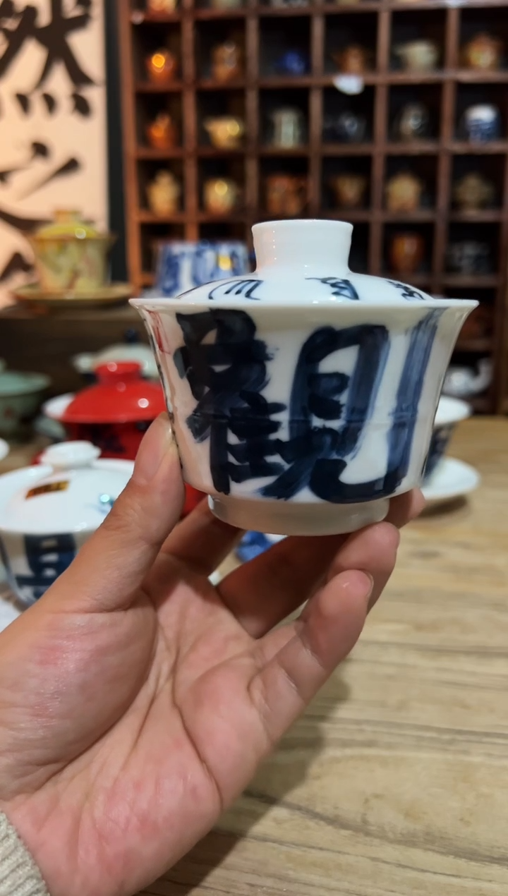 【闪购商品】观云听雨原创手绘茶具