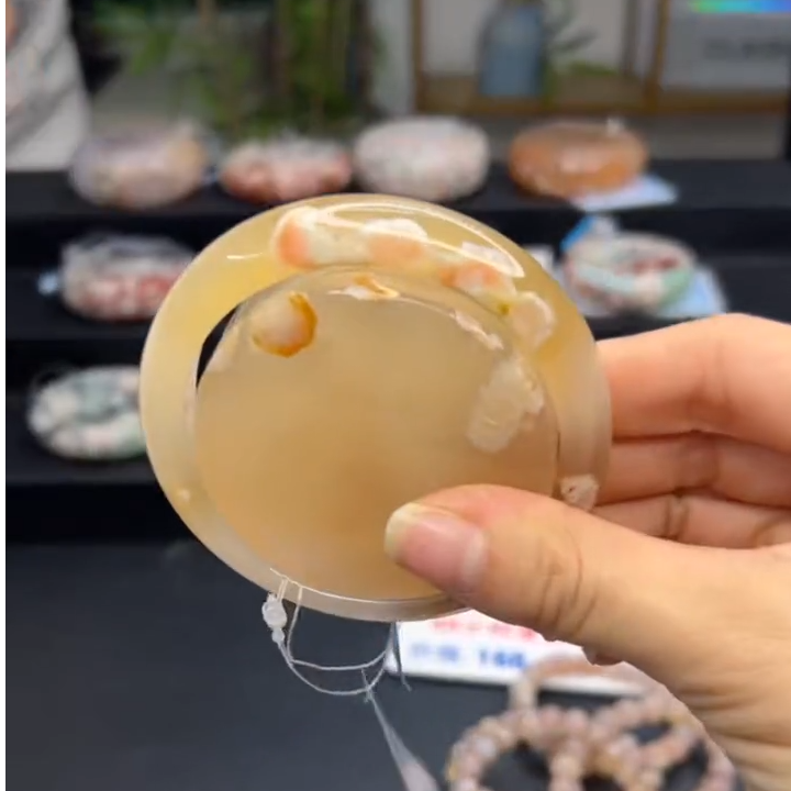 非金属布艺手镯 琦丽雅樱花手镯59圈口424