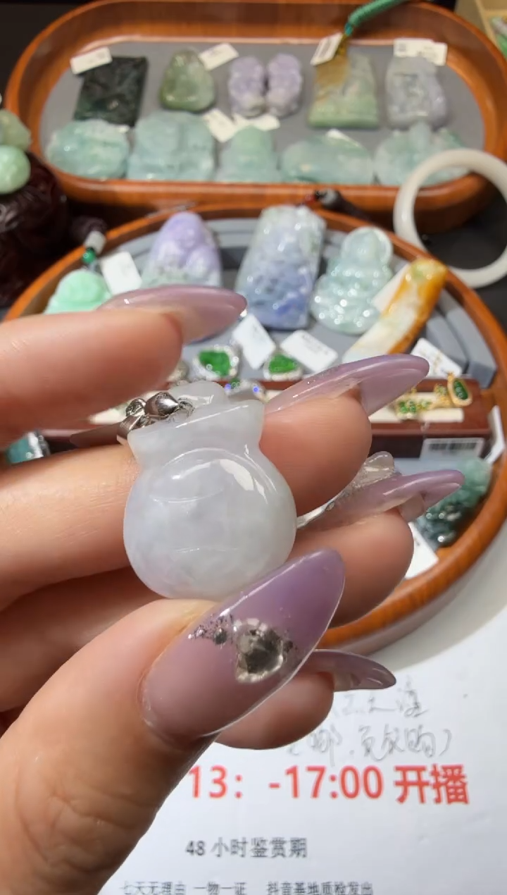 翡翠未镶嵌颈饰089.。。。。