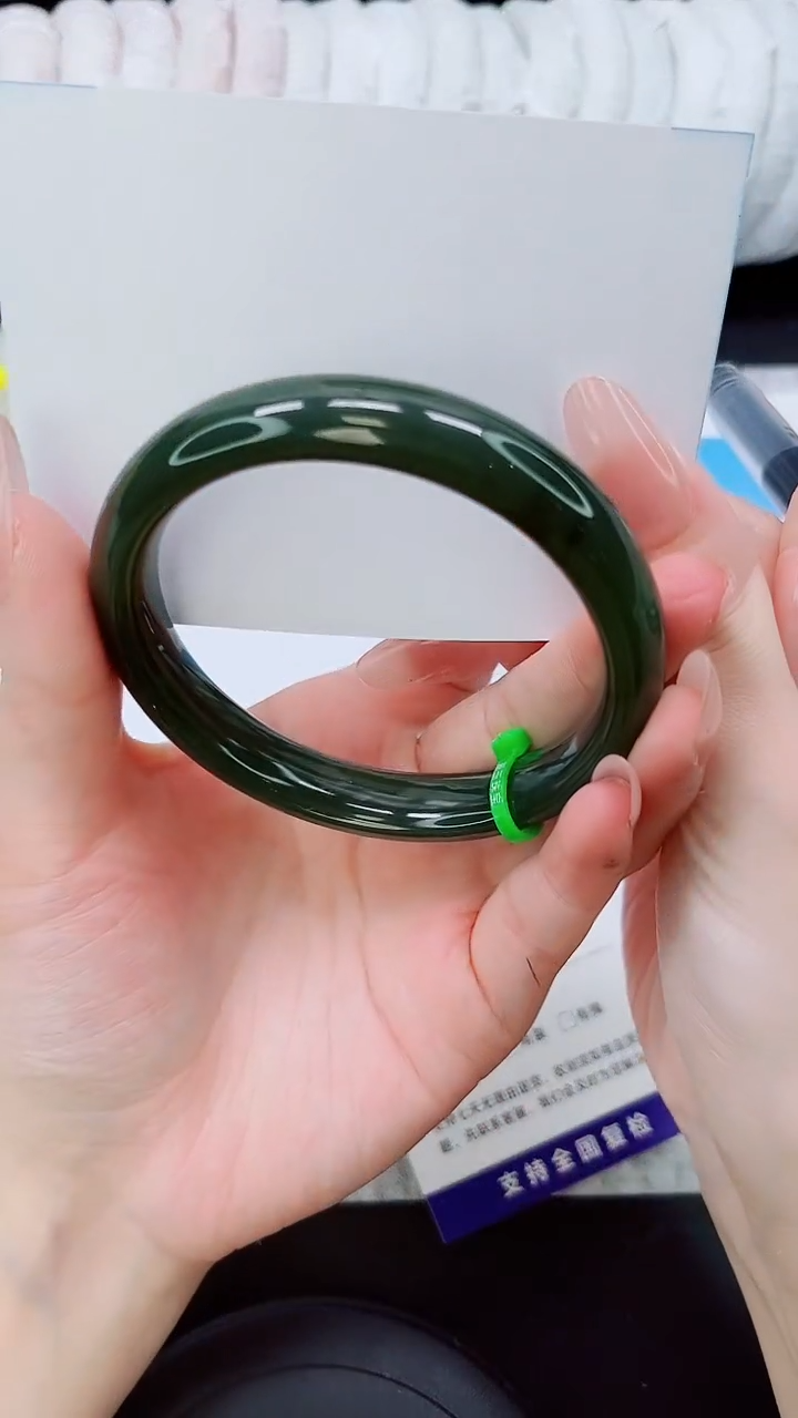 和田玉手镯未镶嵌HT70-58/59