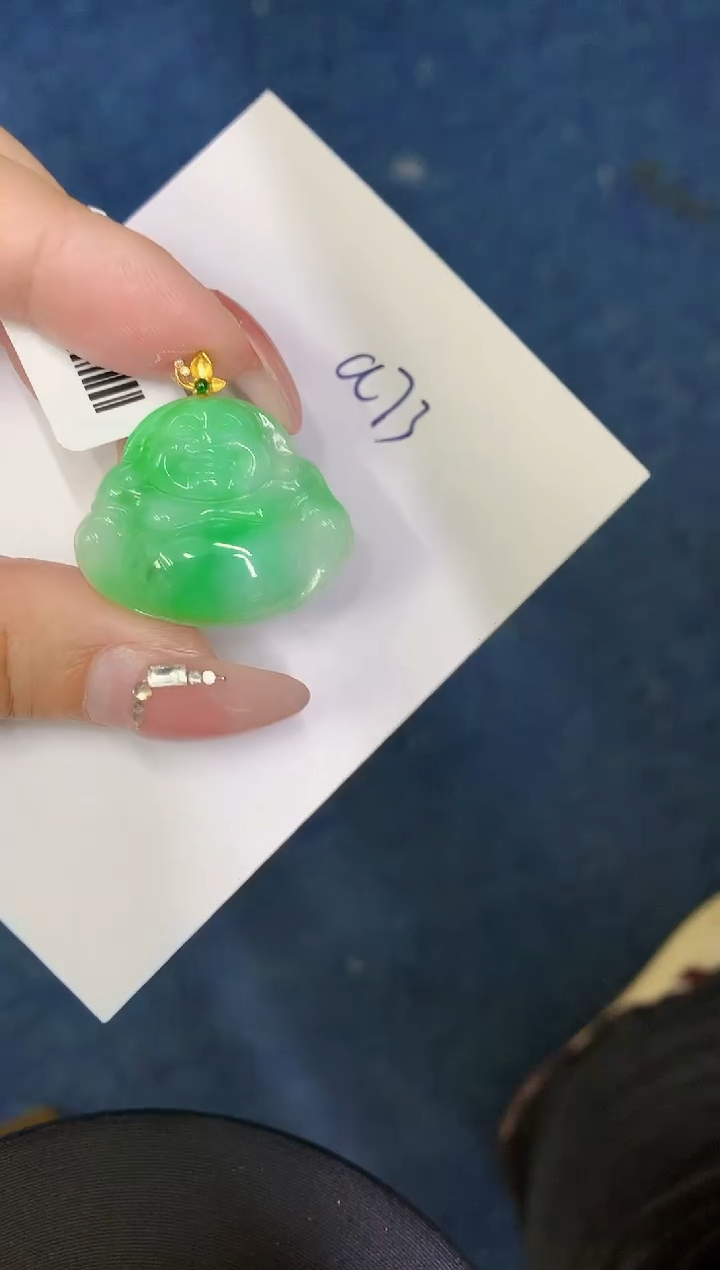 【闪购商品】翡翠颈饰18K金镶嵌000000000000