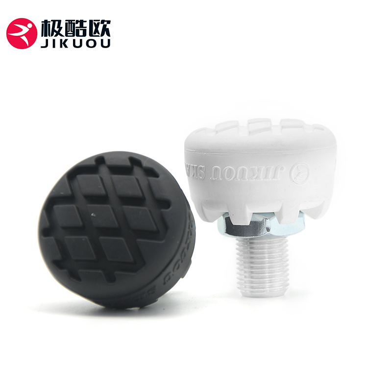 JIKUOU/极酷欧双排溜冰鞋可调节刹车头旱冰场专用滑冰鞋刹车头