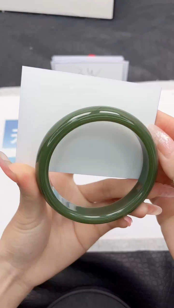 【闪购商品】石英质玉手镯未镶嵌N223-63.8