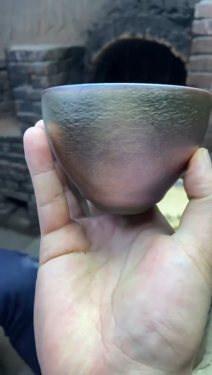 茶盏建盏主人杯 流光溢彩螺旋杯