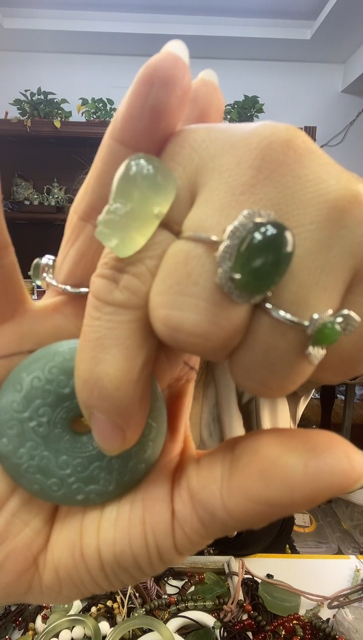 合金蛇纹石玉扣时****9多样性随机发一