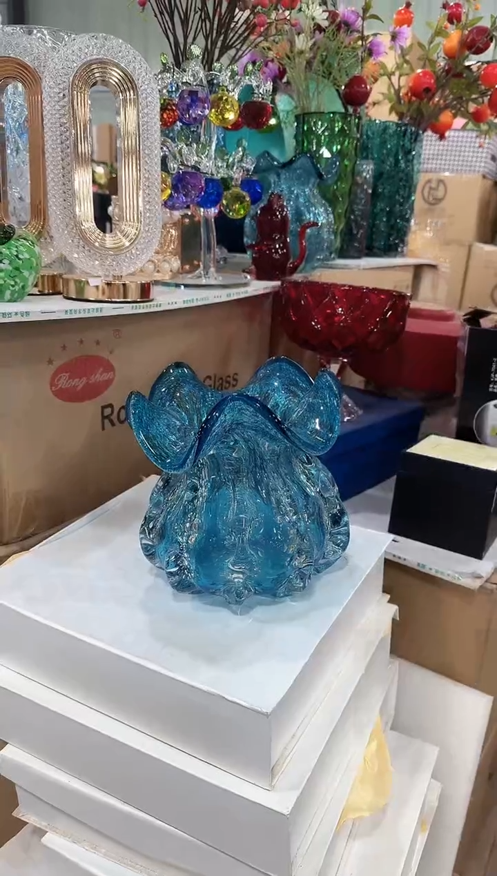 【闪购商品】无铅玻璃悠悠Y-花器-40早