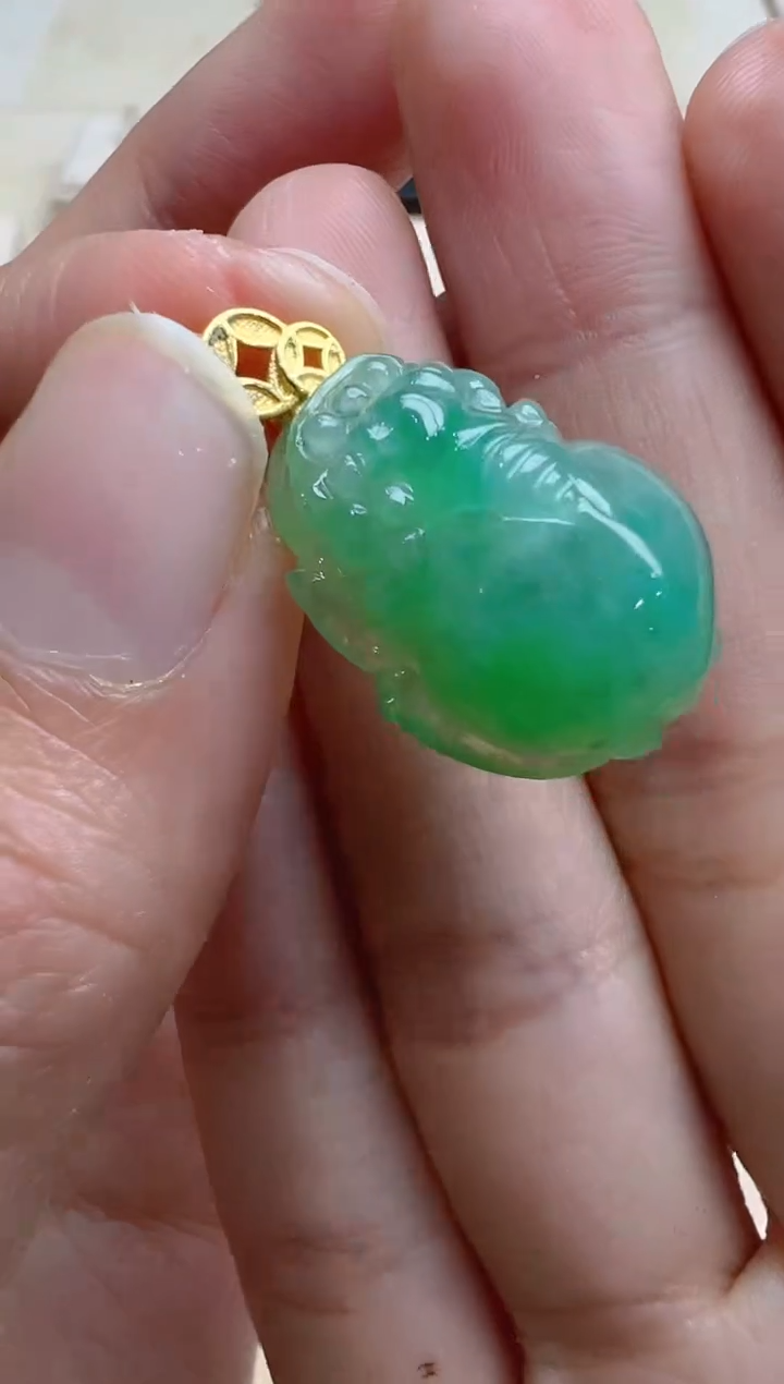 【闪购商品】翡翠吊坠(不含链)18K金镶嵌多样性团购发一件