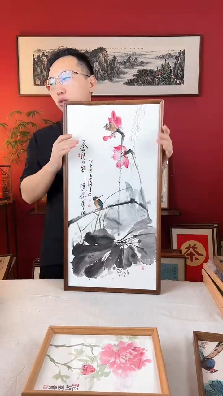 【闪购商品】国画一念清净莲花开