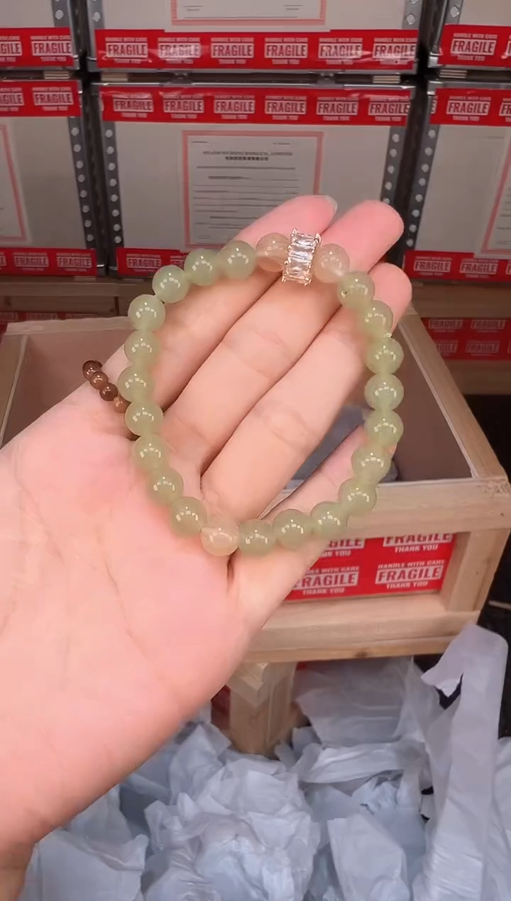 和田单圈文玩精美手串MK1017