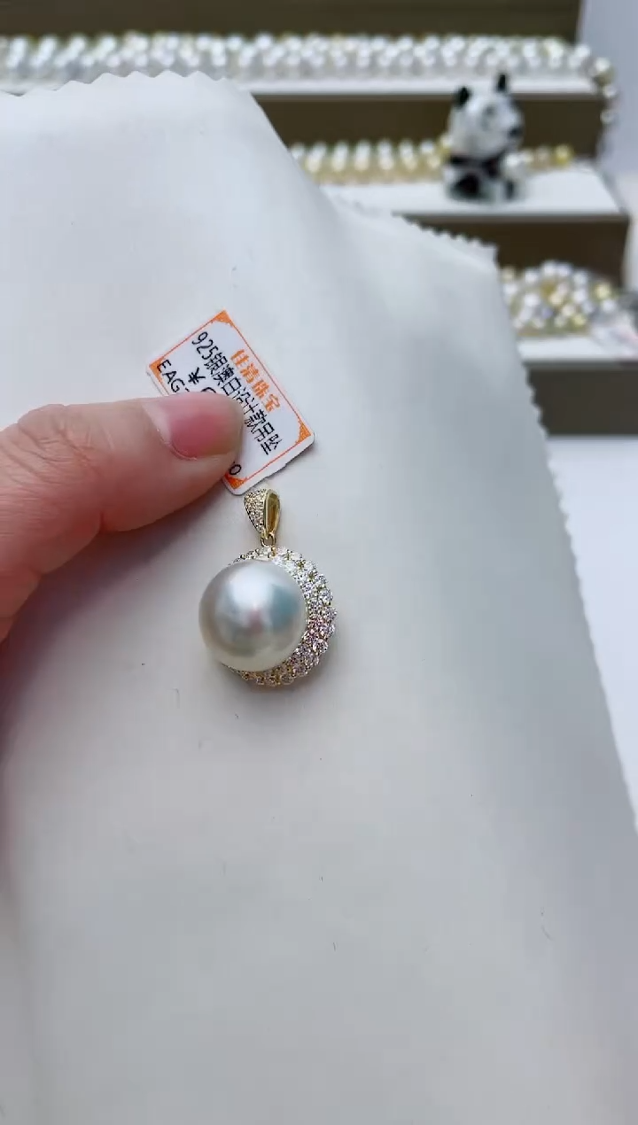【闪购商品】海水珍珠颈饰银S925镶嵌A46