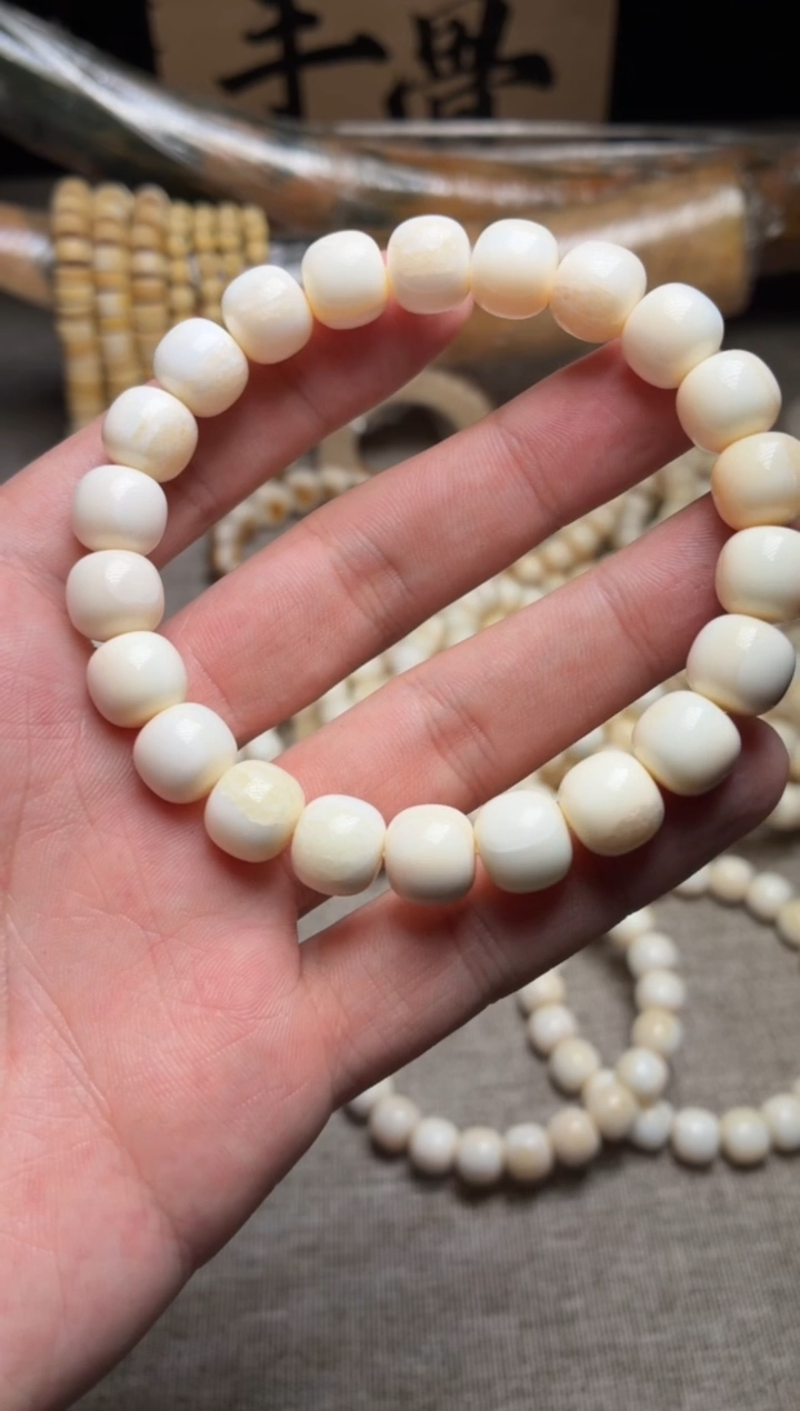 手串/手链/手镯猛犸象牙Q21 虬系列皮肉脑T0 单圈