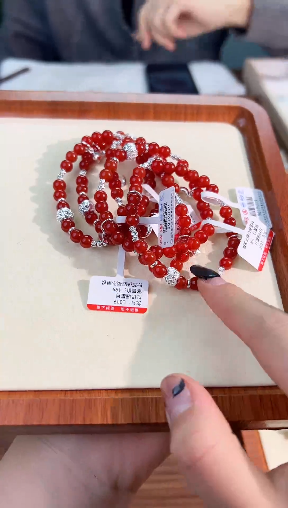 【闪购商品】水晶手链未镶嵌红玛瑙L019