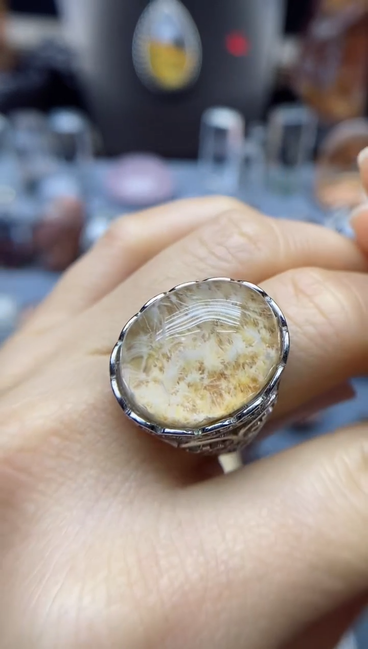 【闪购商品】水晶戒指银S925镶嵌水晶水晶