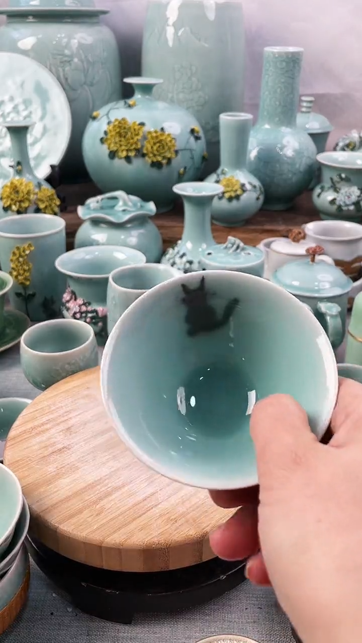 【闪购商品】特价 微瑕 慧仙青瓷