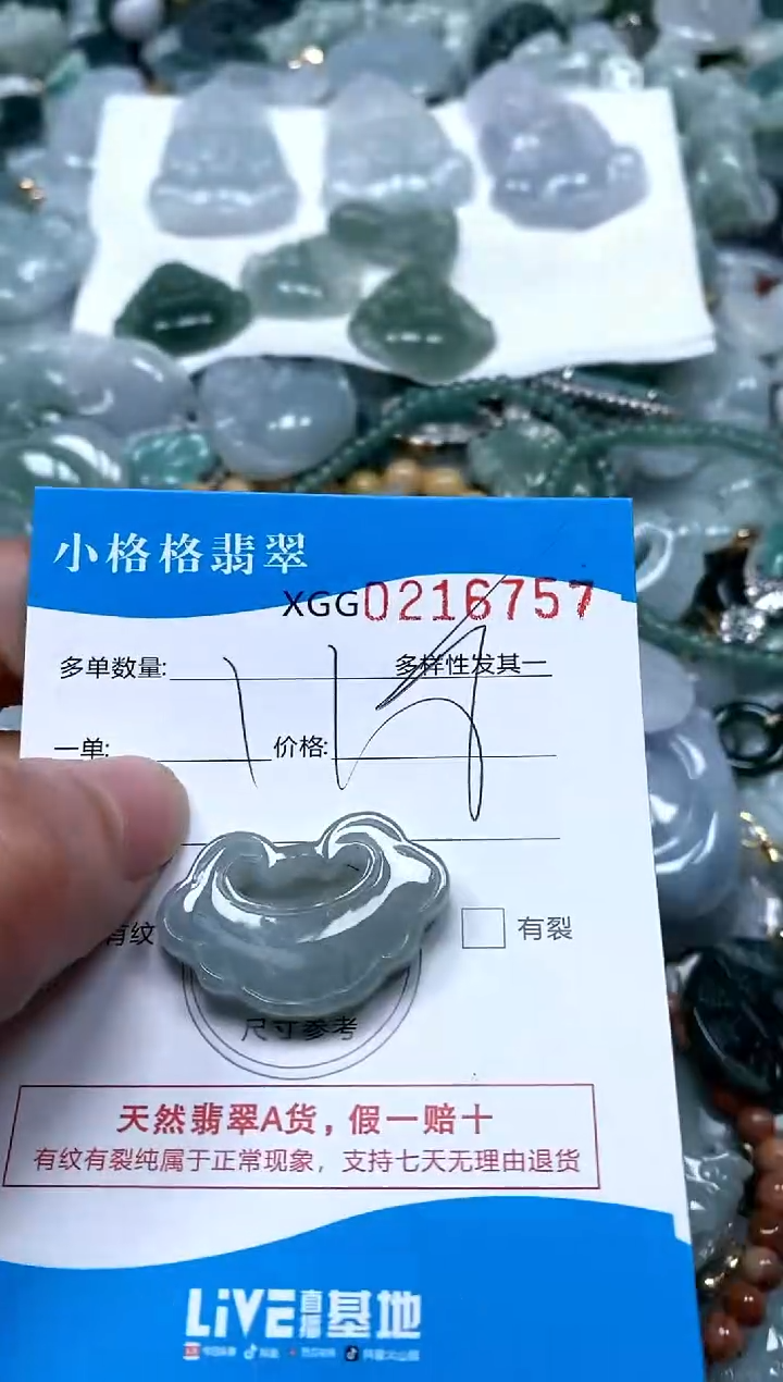 【闪购商品】翡翠颈饰未镶嵌闪购商品0216757