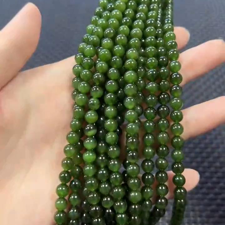 和田玉项链 约6mm+ （多样性发一件）1082