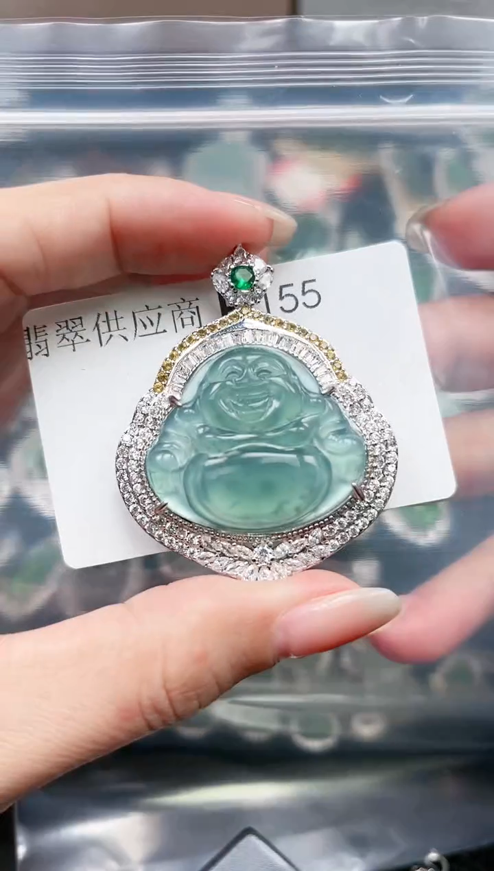 【闪购商品】翡翠颈饰未镶嵌155赠皮绳