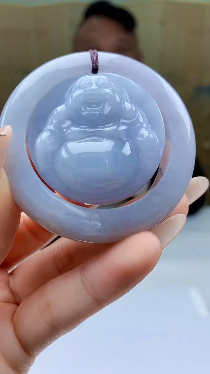 【闪购商品】定制翡翠未镶嵌4969ty-毛货挂件85