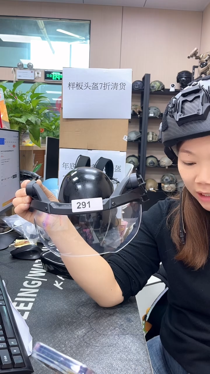 291-TB1297-BK-T黑色透明护目镜